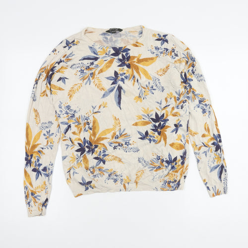 Bonmarché Women's Multicoloured Floral Pullover Jumper Size 12/14