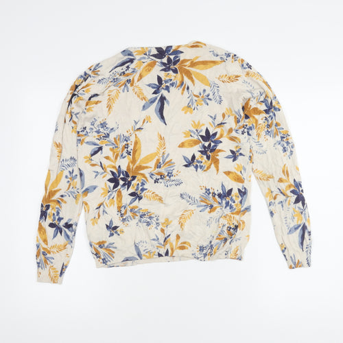 Bonmarché Women's Multicoloured Floral Pullover Jumper Size 12/14