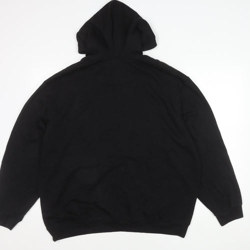 boohooMAN Men's Black Pullover Hoodie Size M