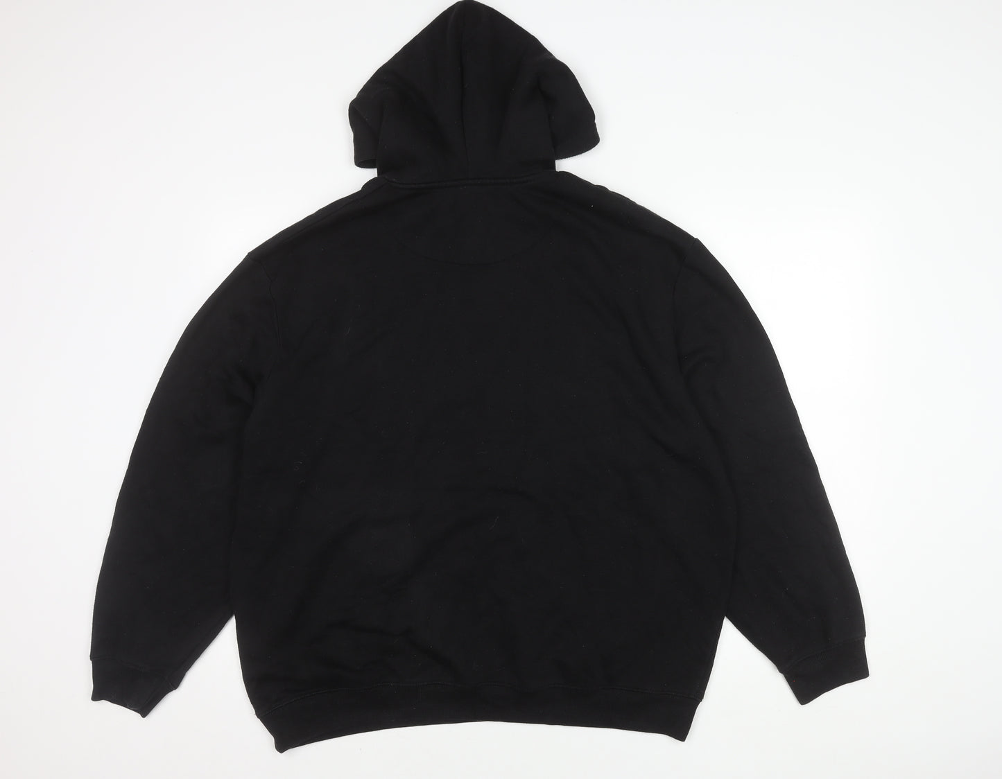 boohooMAN Men's Black Pullover Hoodie Size M