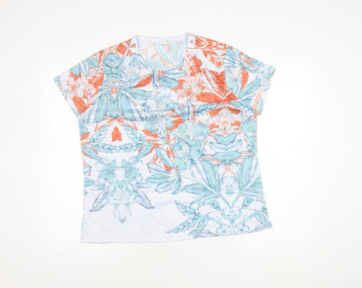 Forever One Women's Multicoloured Floral XL T-Shirt