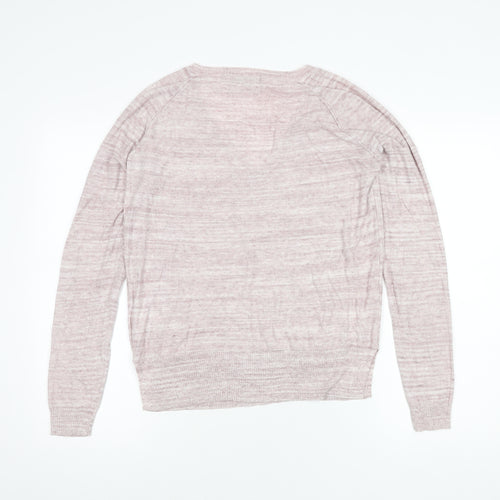 Next Women's Multicoloured V-Neck Pullover Jumper Size 6