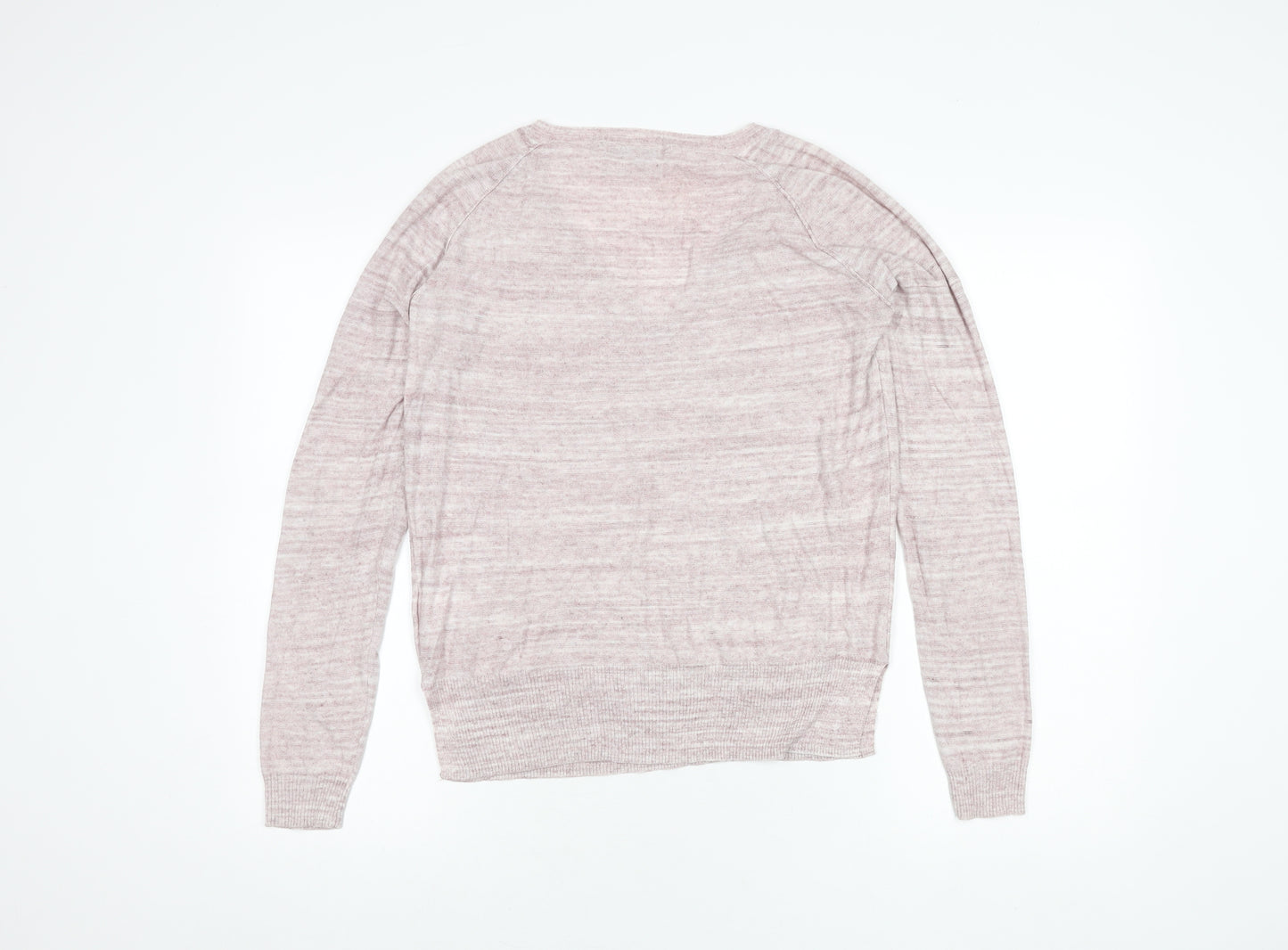 Next Women's Multicoloured V-Neck Pullover Jumper Size 6