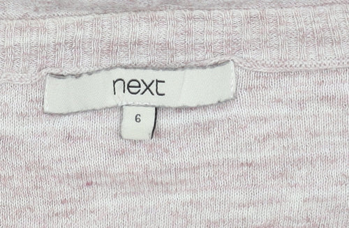 Next Women's Multicoloured V-Neck Pullover Jumper Size 6