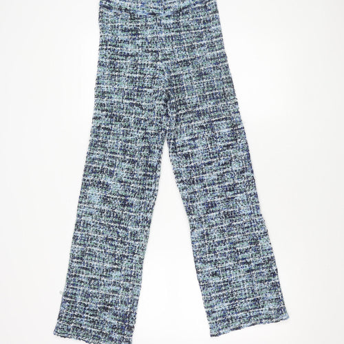 Zara Women's Multicoloured Geometric Trousers Size 10