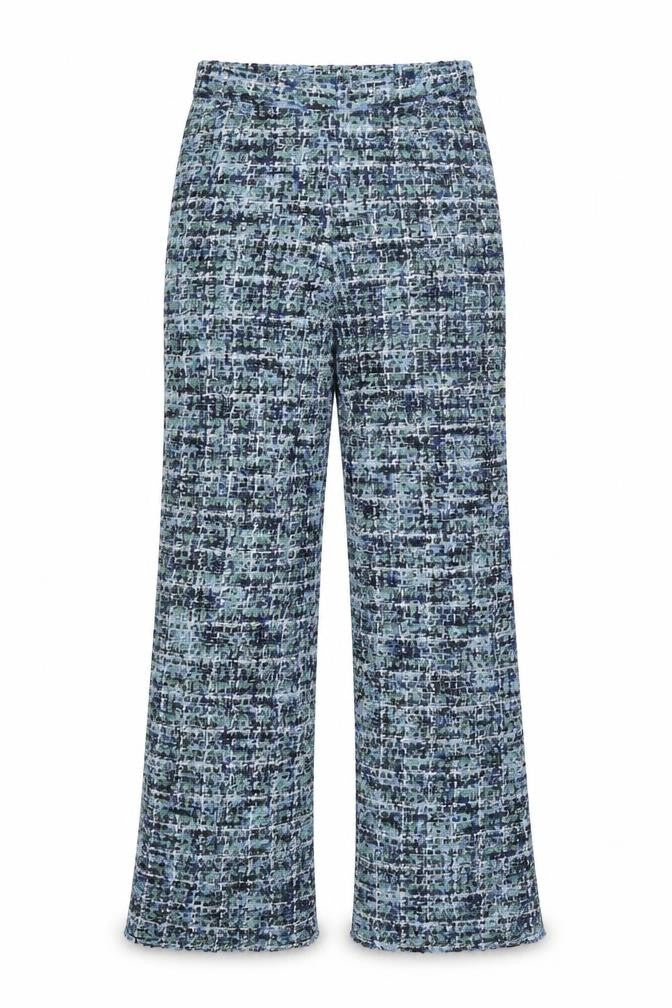 Front view of Zara Women's Multicoloured Geometric Trousers, size 10