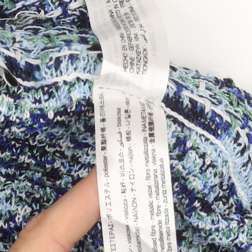 Zara Women's Multicoloured Geometric Trousers Size 10