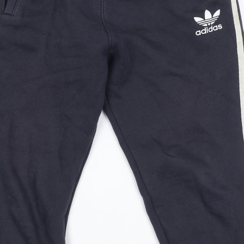 Adidas Boys Blue Jogger Trousers 10 Years