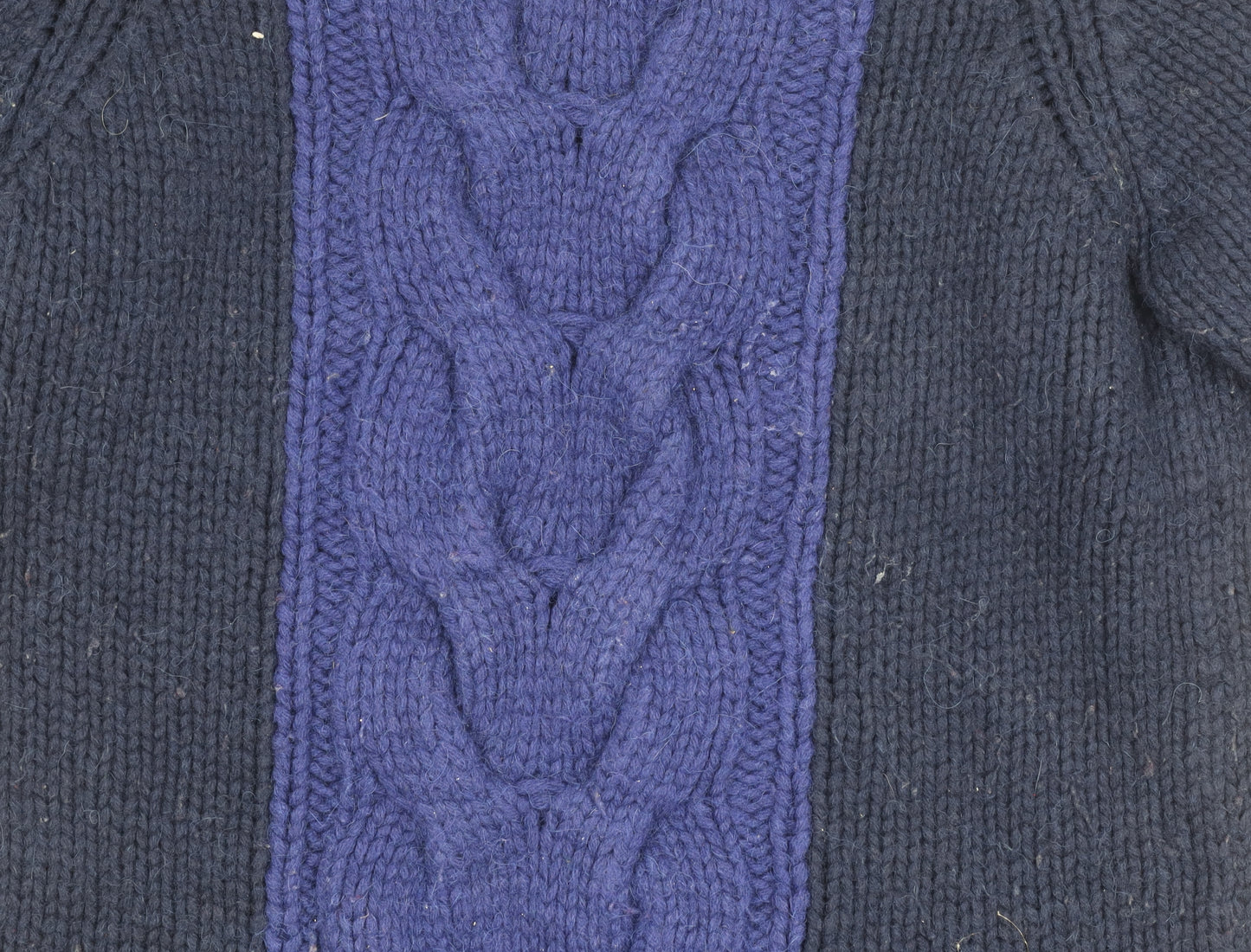 Boden Women’s Blue Cable-Knit Wool Pullover Jumper, S