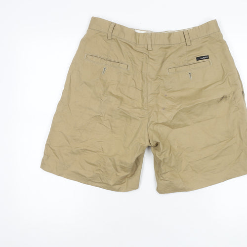 Pull & Bear Men's Beige Chino Shorts, Size L, Casual Wear