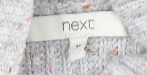 Next Women's Grey Mock Neck Pullover Jumper Size 12