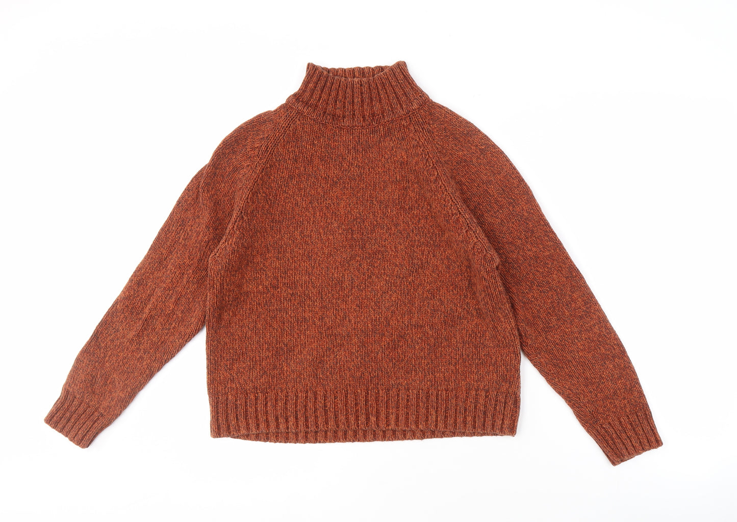 Marks and Spencer Women's Brown High Neck Jumper