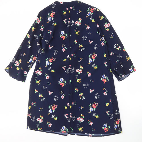 Zara Basic Women's Multicoloured Floral Dress Size S