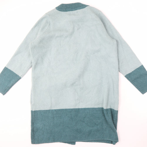 Cotton Traders Women's Green High Neck Jumper Size 14