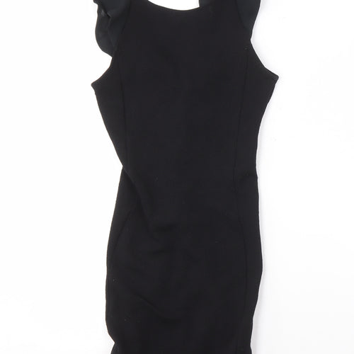 Pull&Bear Women's Black Sheath Dress S