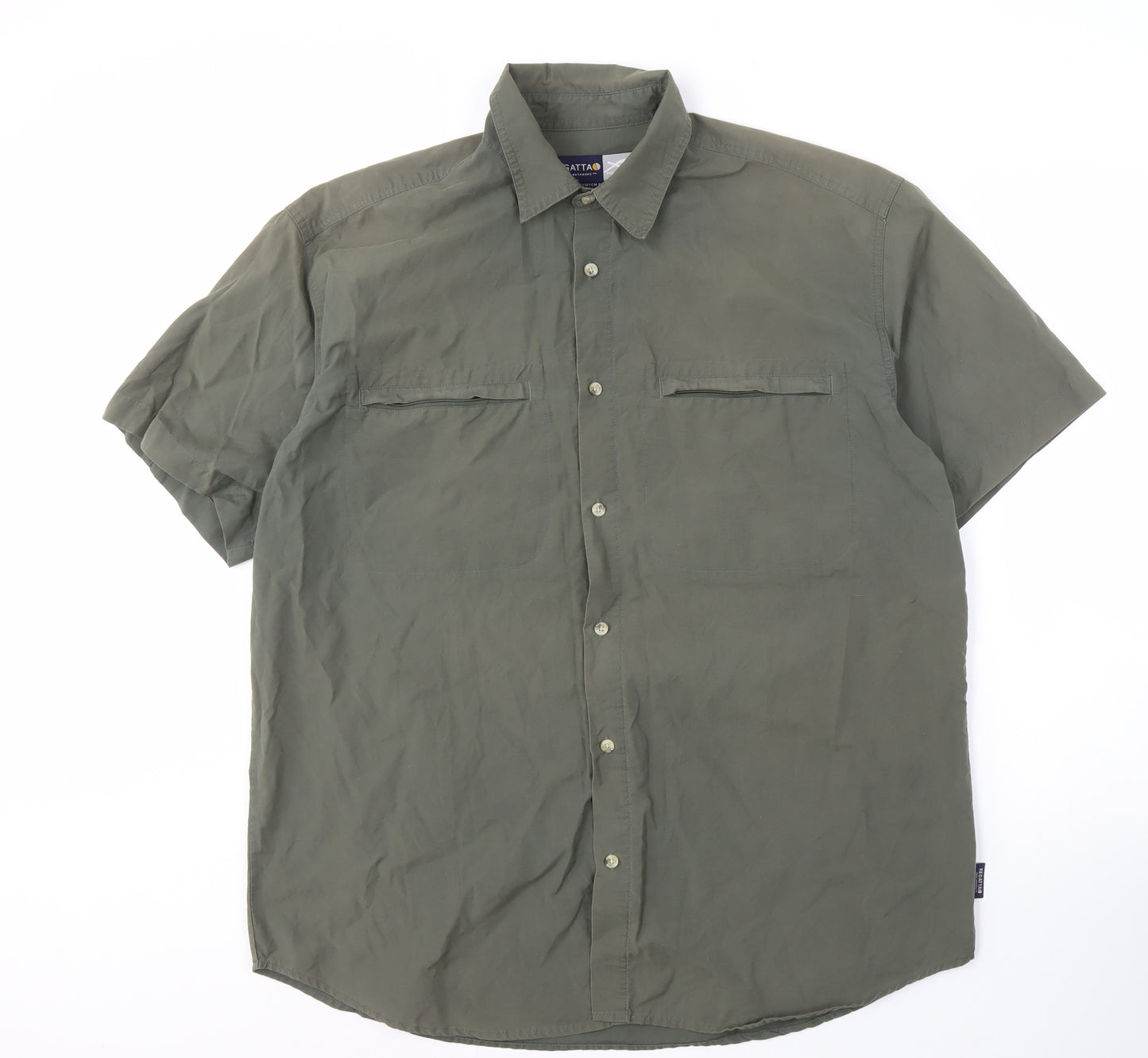 Regatta Men's Green L Button-Up Shirt