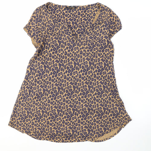 Next Women's Multicoloured Animal Print Dress, Size 14
