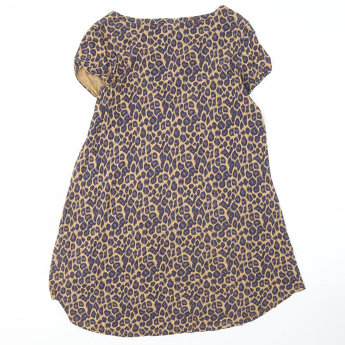 Next Women's Multicoloured Animal Print Dress, Size 14