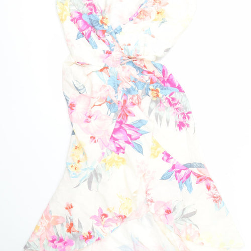 Lipsy Women's Multicoloured Floral Dress, Size 10, Casual