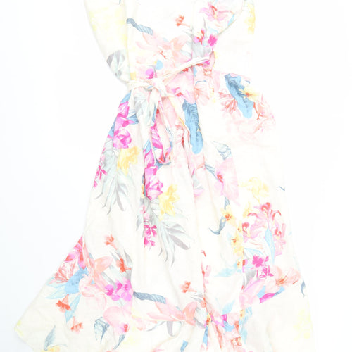 Lipsy Women's Multicoloured Floral Dress, Size 10, Casual
