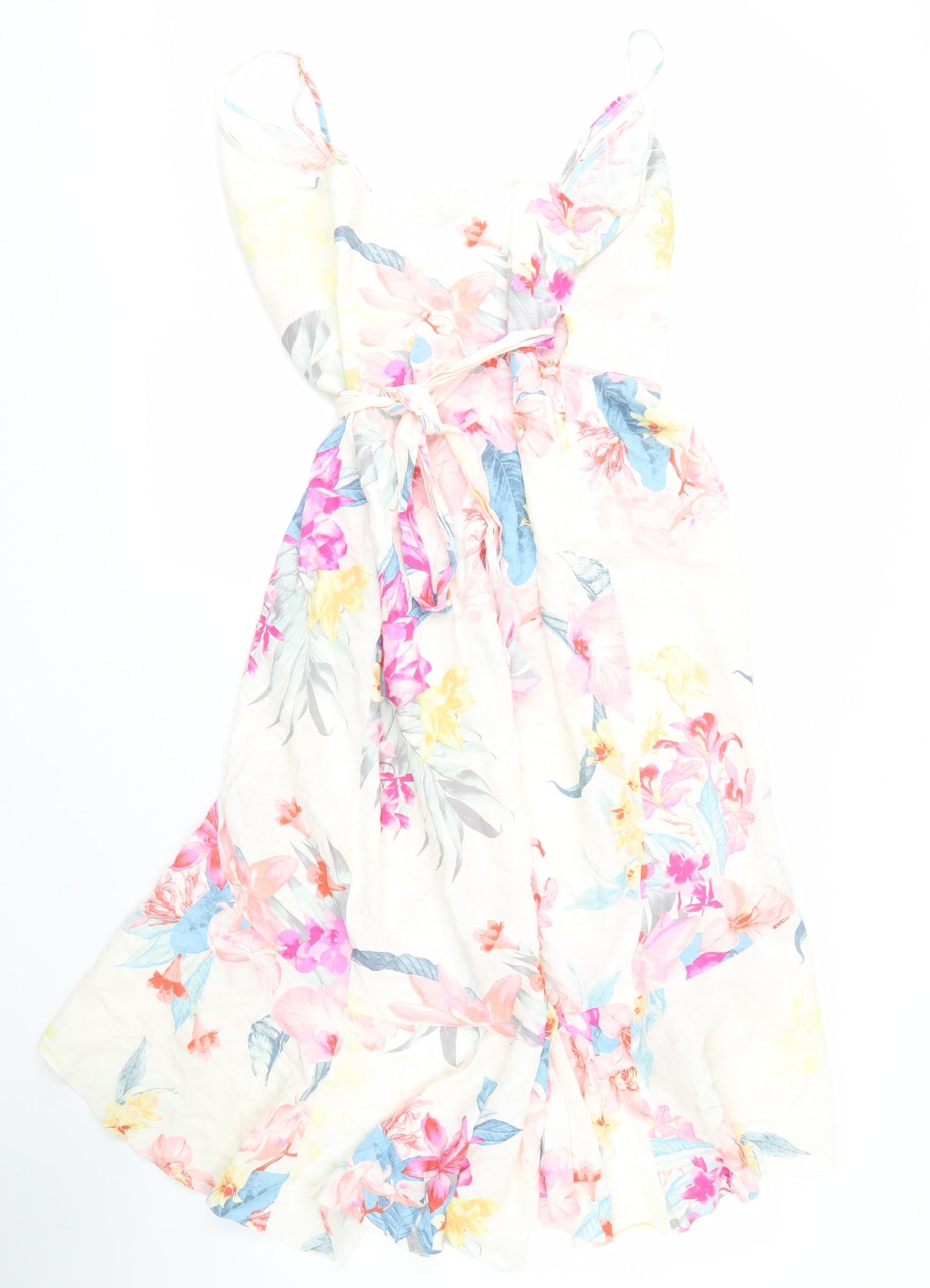 Lipsy Women's Multicoloured Floral Dress, Size 10, Casual