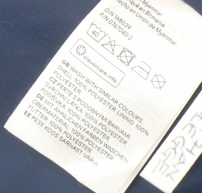 H&M Boys Blue Polyester Waistcoat 8-9 Years