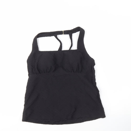 Lands' End Women's Black Swim Shirt, Size 16, Lined