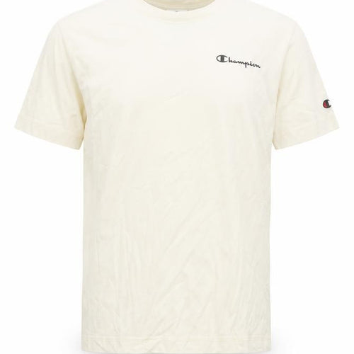 Champion Men's Ivory XS T-Shirt with Logo