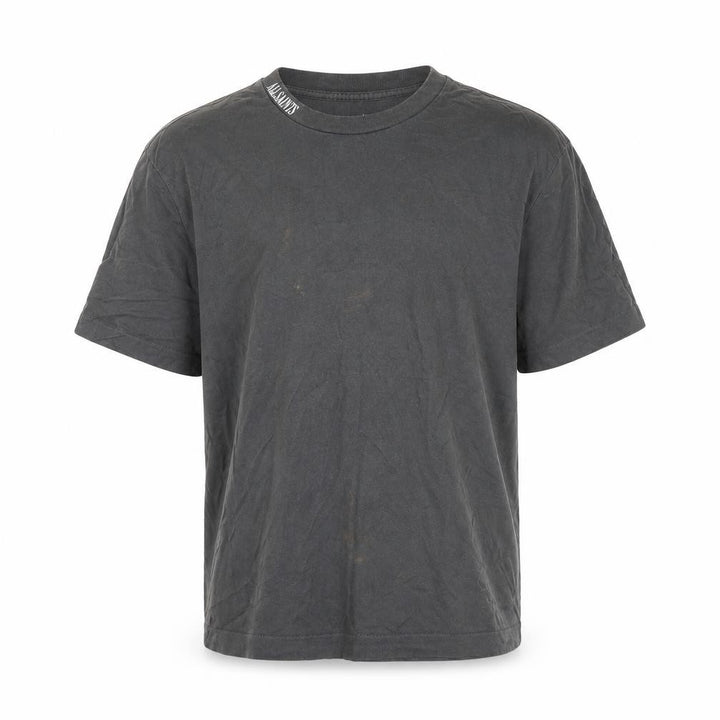 AllSaints Men's Black Oversized Fit T-Shirt, S, Cotton