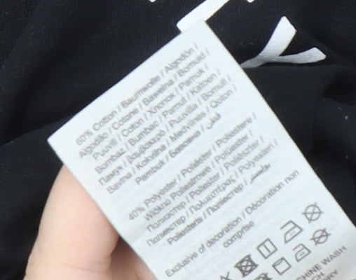 Jack & Jones Men’s Black Graphic T-Shirt M