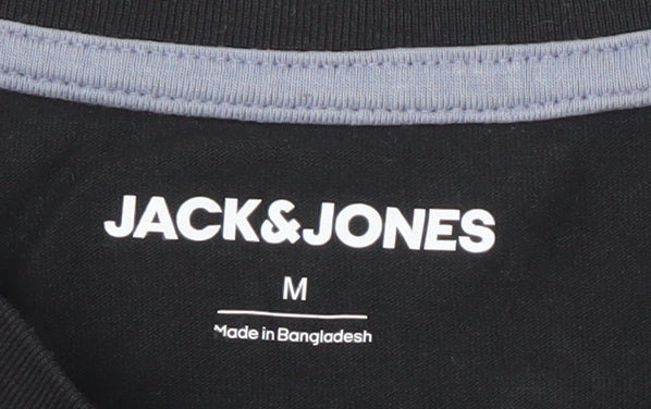 Jack & Jones Men’s Black Graphic T-Shirt M