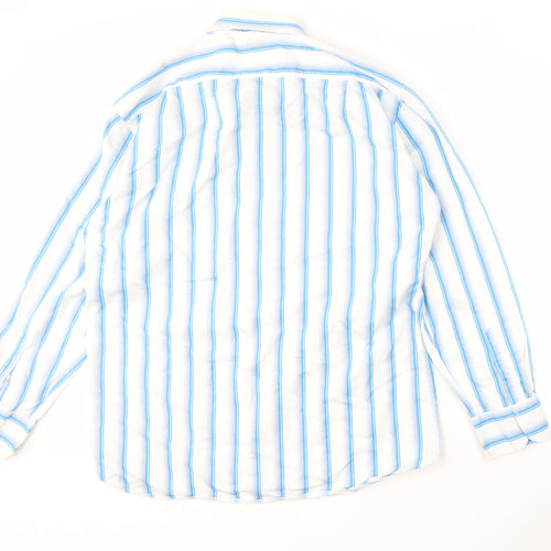 Ted Baker Men’s Blue Striped Long Sleeve Shirt