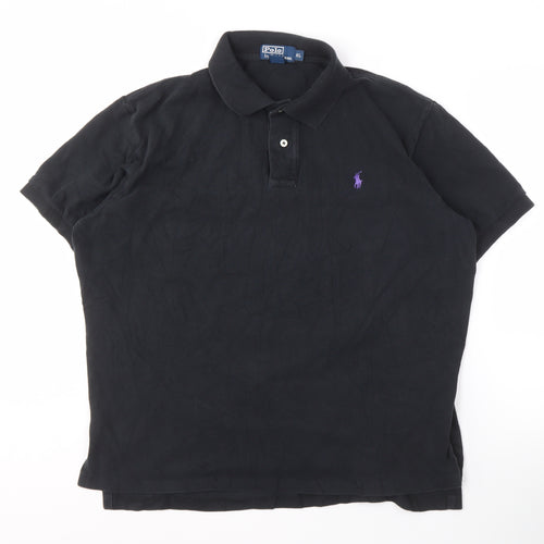 Polo by Ralph Lauren Men's Black XL Short Sleeve Polo