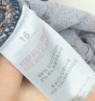 Heritage Women's Blue Straight Jeans Size 16