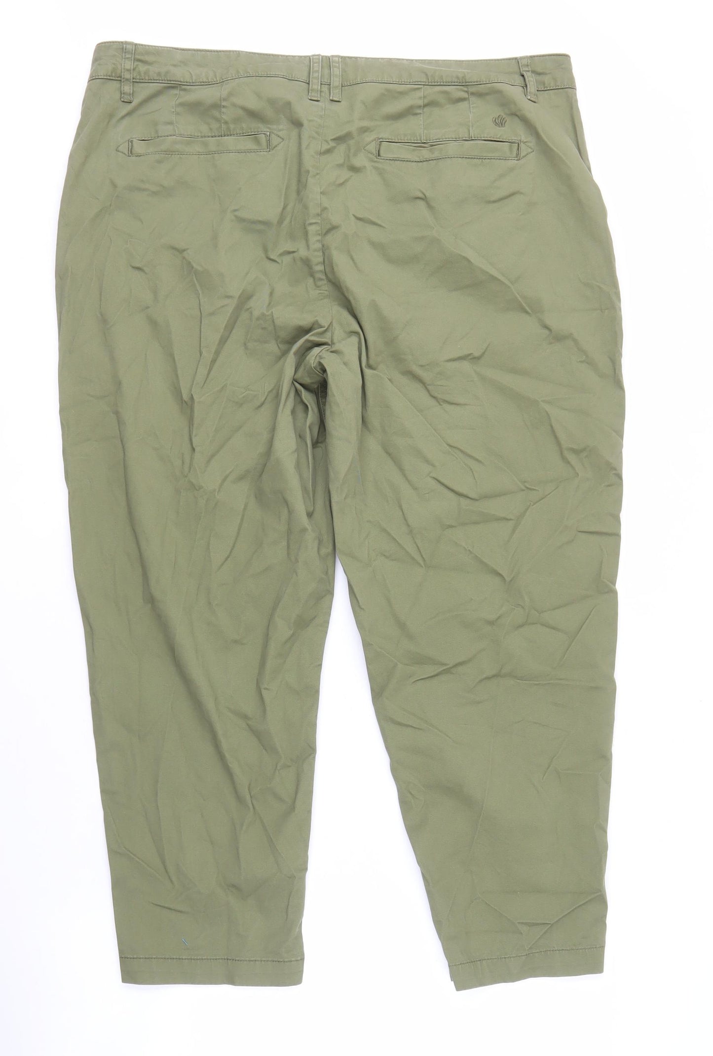 FatFace Women's Green Chino Trousers Size 18