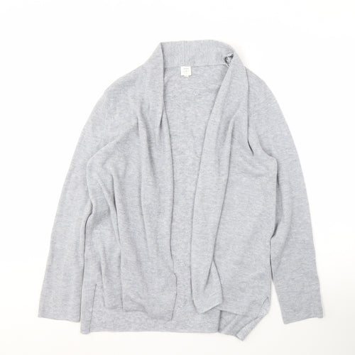 John Lewis Women's Grey Open Front Cardigan Size 10