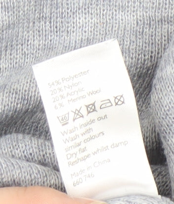 John Lewis Women's Grey Open Front Cardigan Size 10