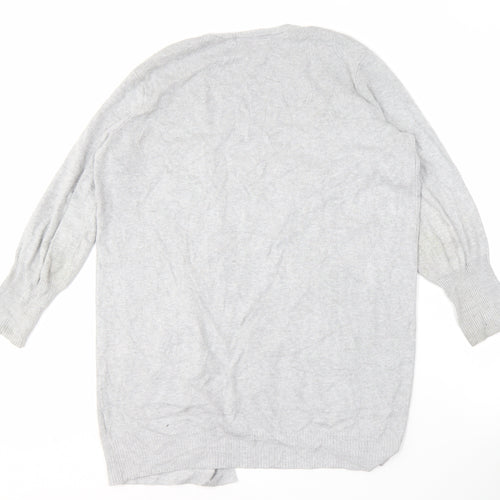 Marks and Spencer Women's Grey Open Front Cardigan M