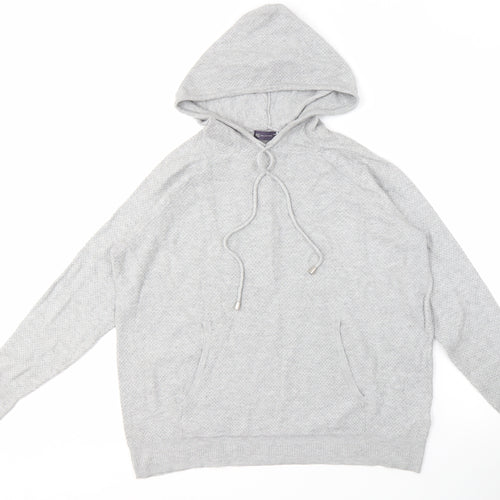 Marks and Spencer Women's Grey Hooded Lightweight Hoodie