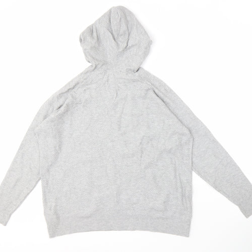 Marks and Spencer Women's Grey Hooded Lightweight Hoodie