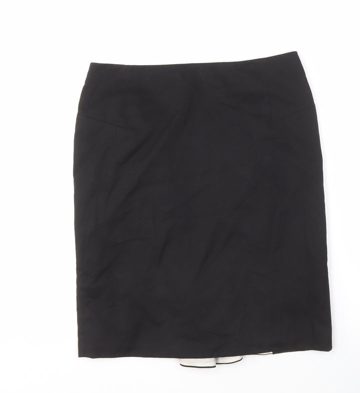 Warehouse Women's Black Pencil Skirt Size 14