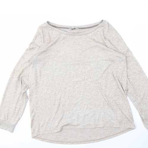 Next Women's Beige Boat Neck Jumper Size 14