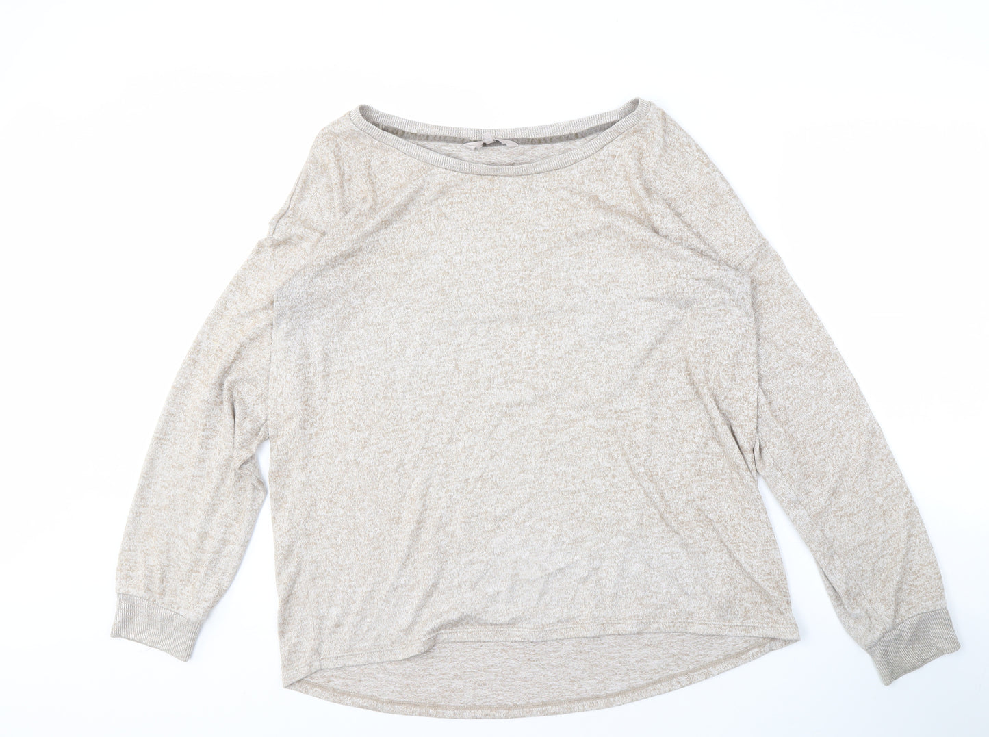 Next Women's Beige Boat Neck Jumper Size 14