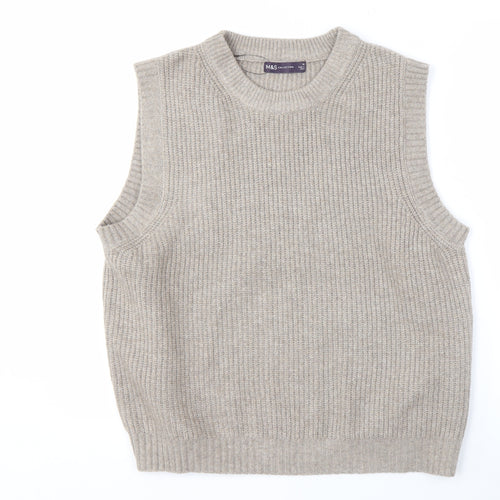 Marks and Spencer Women's Beige Vest M