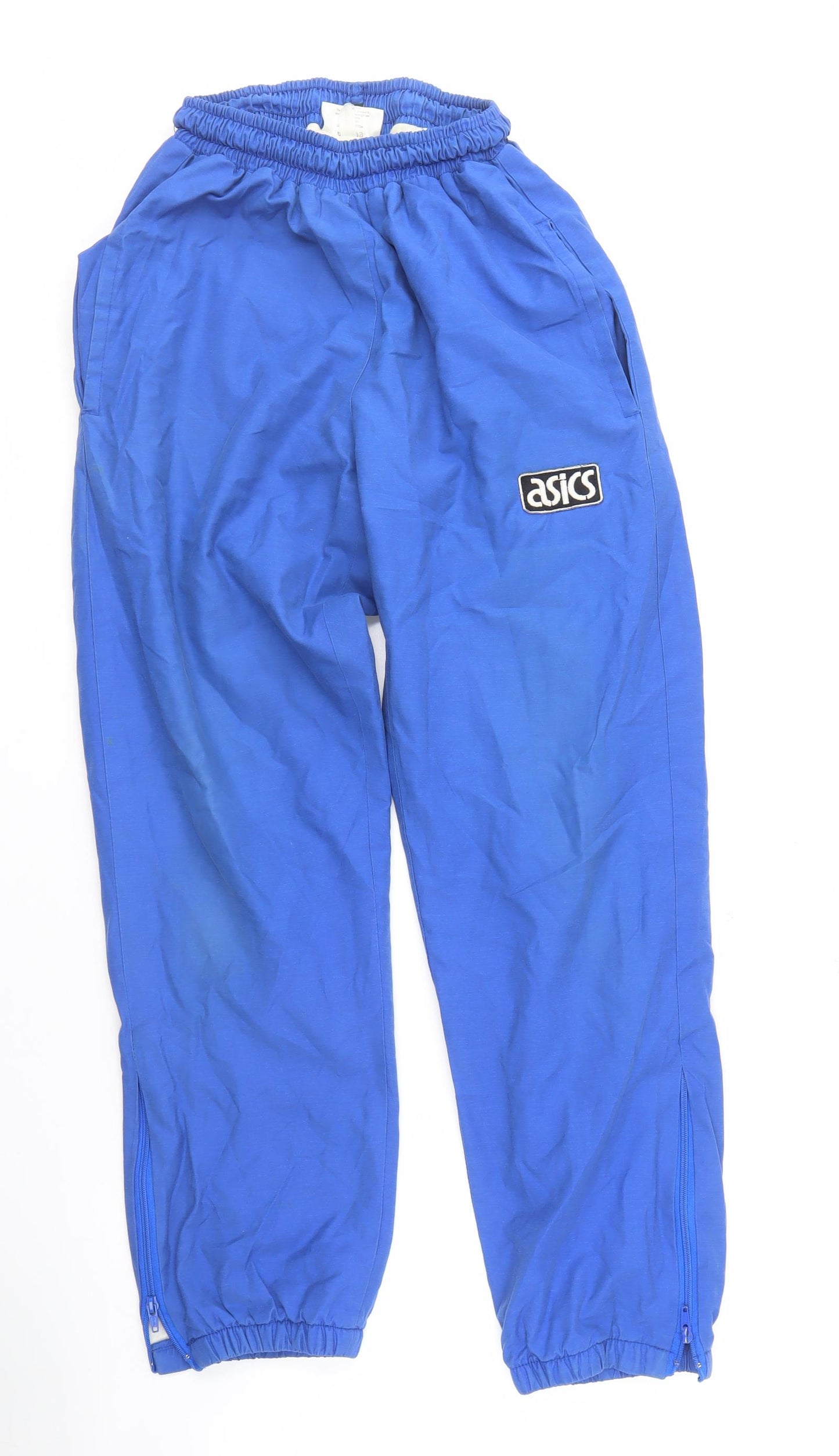 Asics Men's Blue Track Pants, Size S, Gym & Training