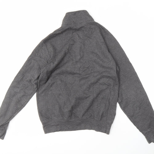 Champion Men's Grey 1/4 Zip University Sweatshirt