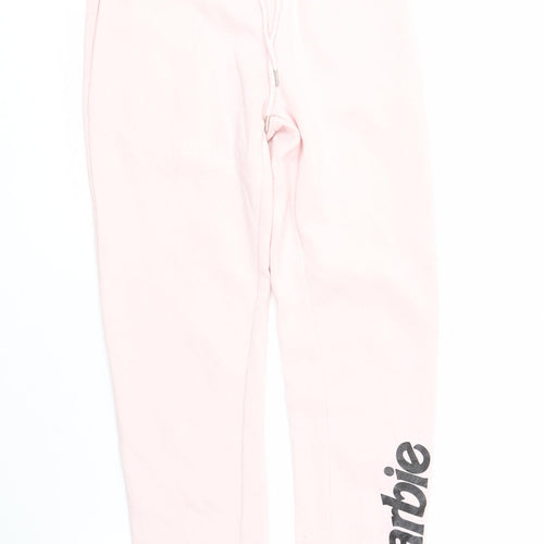 Barbie Girls Pink Jogger Trousers XS - New With Tags