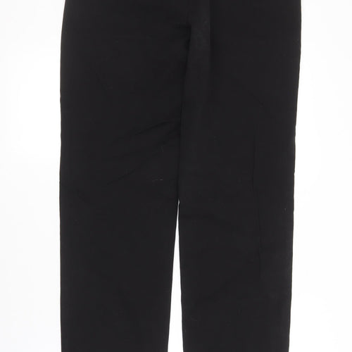 Marks and Spencer Men's Black Chino Trousers, Regular Fit, Size 32