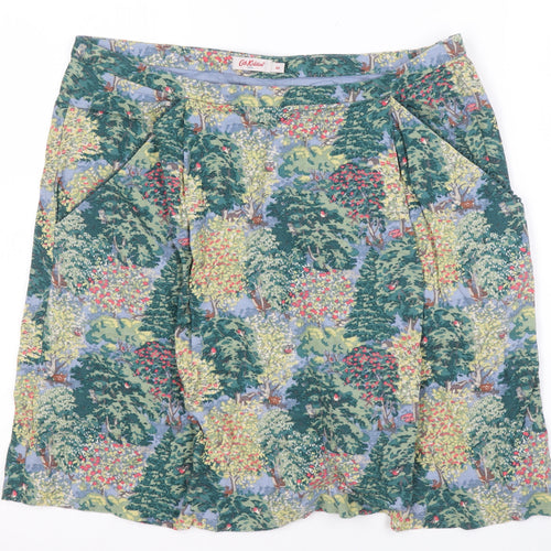 Cath Kidston Women's Multicoloured Floral Skirt Size 14
