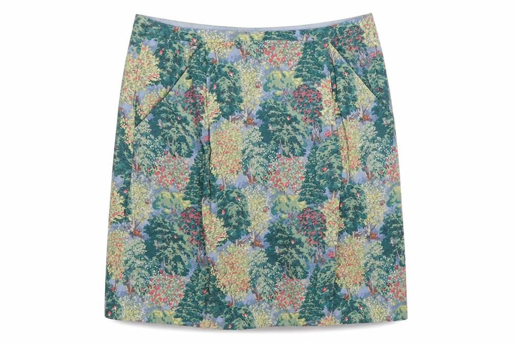 Front view of Cath Kidston Women's Multicoloured Floral Skirt, size 14